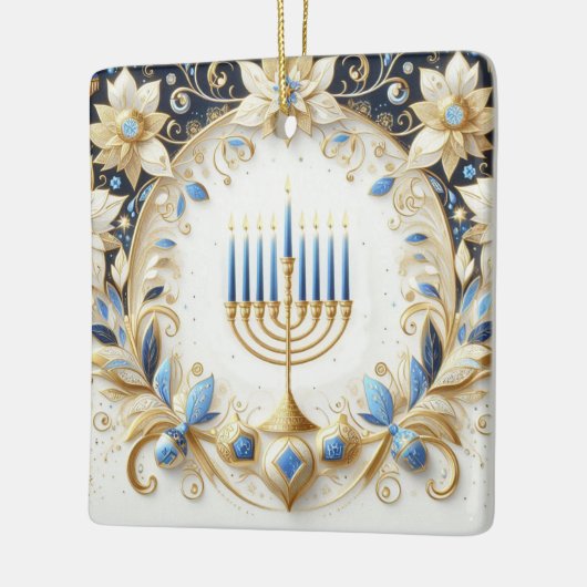 Hanukkah Keramik Ornament (Links)