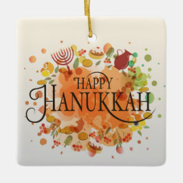 Hanukkah Keramik Ornament