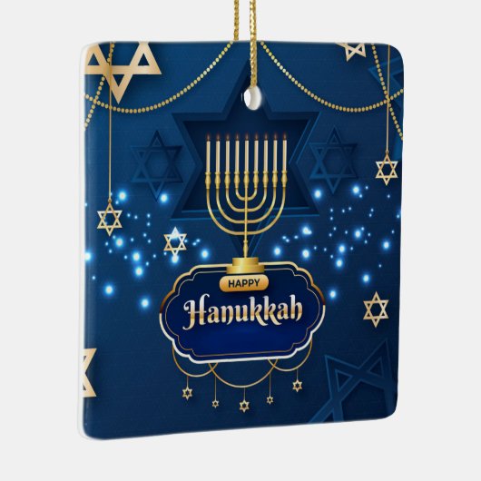 Hanukkah Keramik Ornament (Rechts)