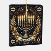 Hanukkah Keramik Ornament (Rechts)