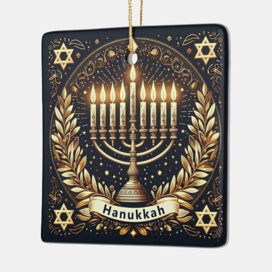 Hanukkah Keramik Ornament (Links)