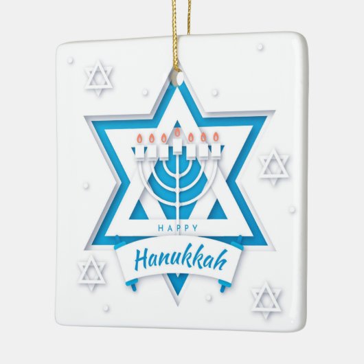 Hanukkah Keramik Ornament (Links)