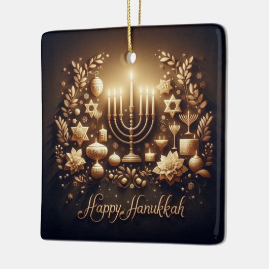Hanukkah Keramik Ornament (Links)