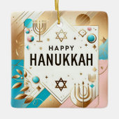 Hanukkah Keramik Ornament (Vorderseite)