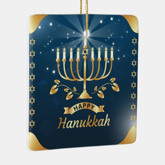 Hanukkah Keramik Ornament (Rechts)