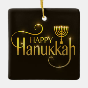 Hanukkah Keramik Ornament