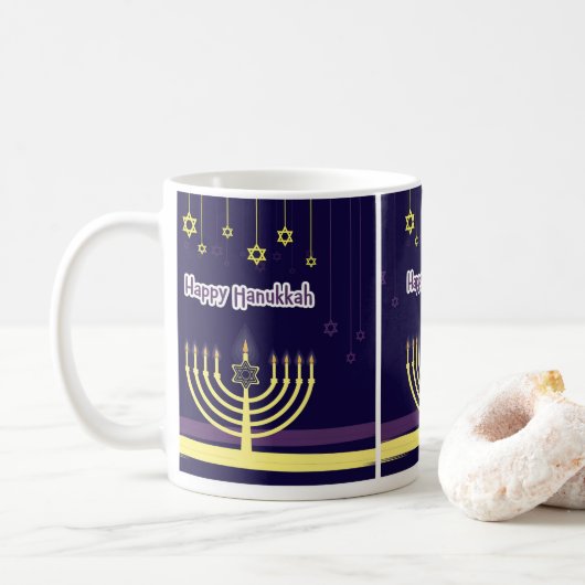 Hanukkah Kitchen Dinning Tasse Cups (Mit Donut)