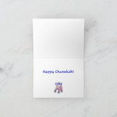 Hanukkah Kitty Feiertagskarte (Innenseite)