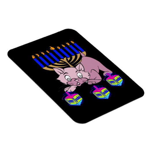Hanukkah Kitty Magnet (Rechte Seite)