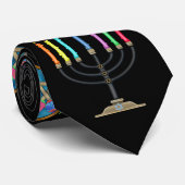 Hanukkah-Krawatte - SRF Krawatte (Gerollt)