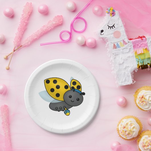 Hanukkah Ladybug Pappteller (Party)