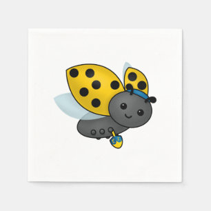 Hanukkah Ladybug Serviette