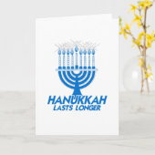 HANUKKAH LASTS LONGER -.png Karte (Gelbe Blume)