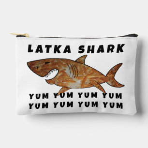 Hanukkah Latka Shark Dreidel Game Zubehörtasche