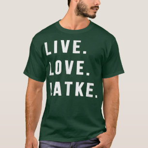 Hanukkah Latke Party Live Liebe Latkes jüdisches M T-Shirt