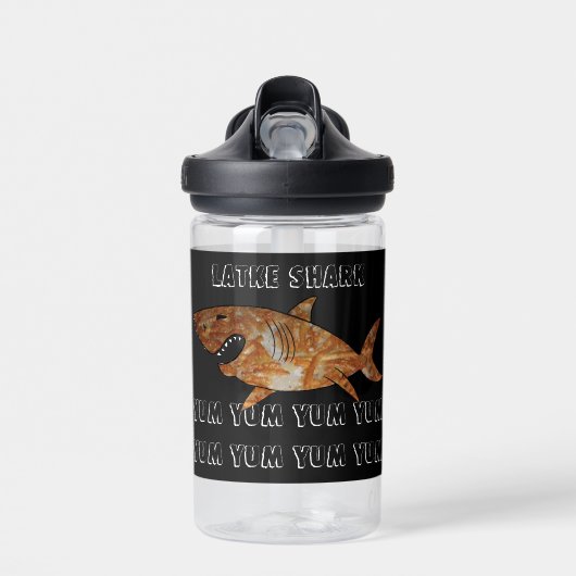 Hanukkah Latke Shark Water Flasche (Vorne)