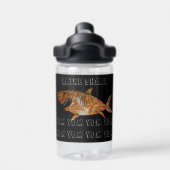 Hanukkah Latke Shark Water Flasche (Rückseite)