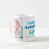 Hanukkah Latkes Lacher Spaß 2 Foto Custom Kaffeetasse (Vorderseite Links)