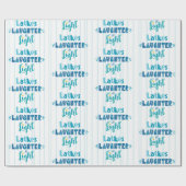 Hanukkah Latkes Laghter Light Modern Typografy Geschenkpapier (Flach)
