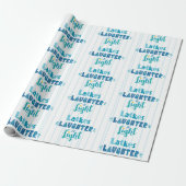Hanukkah Latkes Laghter Light Modern Typografy Geschenkpapier (Ungerollt)