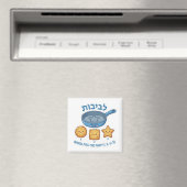 Hanukkah Latkes "Levivot" Shape Matching Game Magnet (In Situ (Geschirrspüler))