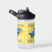 Hanukkah Latkes sind Num-Wasserflasche Trinkflasche (rechts)