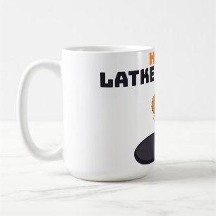 Hanukkah-Latkes-Wender-Mug mit lustigem jüdischen Kaffeetasse