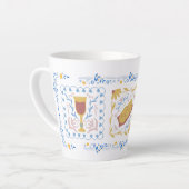 Hanukkah Latte Tasse (Linke Ecke)