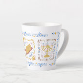 Hanukkah Latte Tasse (Rechte Ecke)