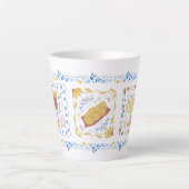 Hanukkah Latte Tasse (Vorderseite)