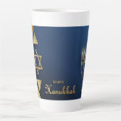 Hanukkah Latte Tasse (Vorderseite)