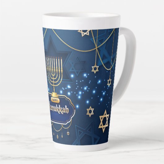 Hanukkah Latte Tasse (Rechte Ecke)