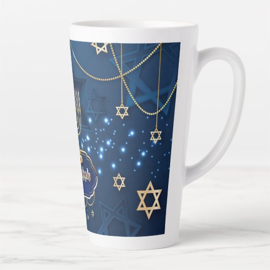 Hanukkah Latte Tasse (Rechts)