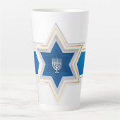 Hanukkah Latte Tasse (Vorderseite)