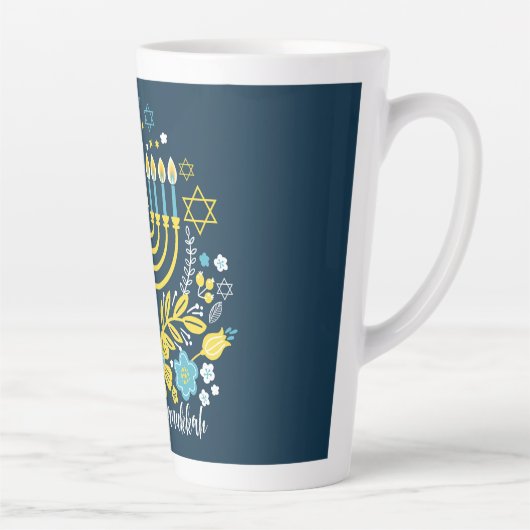 Hanukkah Latte Tasse (Rechts)