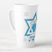 Hanukkah Latte Tasse (Linke Ecke)