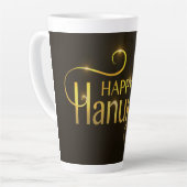 Hanukkah Latte Tasse (Linke Ecke)