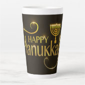Hanukkah Latte Tasse (Vorderseite)