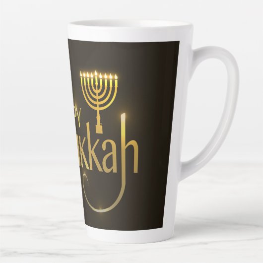 Hanukkah Latte Tasse (Rechts)