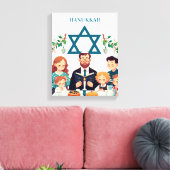 Hanukkah Leinwand (Insitu (Wohnzimmer))