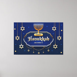 Hanukkah Leinwanddruck