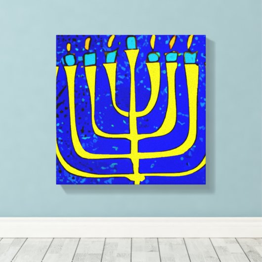 Hanukkah Leinwanddruck (Insitu (Holzboden))