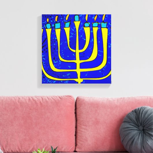 Hanukkah Leinwanddruck (Insitu (Wohnzimmer))