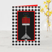 Hanukkah-Liebe Karte (Gelbe Blume)