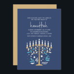 Hanukkah Liebe & Light Floral Menorah Feiertag Par Einladung<br><div class="desc">Hanukkah Liebe & leichte florale Menorah Feier Einladung. Personalisieren Sie den benutzerdefinierten Text oben. Weitere Koordinationsgegenstände finden Sie in unserer Kollektion "Floral Hanukkah Menorah und Dreidel".</div>