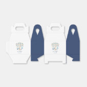 Hanukkah Liebe & Light Floral Menorah Geschenkschachtel (Ungefaltet)