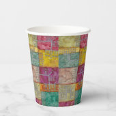 Hanukkah liebt Latkes 8 oz. Pappbecher (Rückseite)