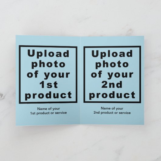 Hanukkah Light Blue Faltkarte Karte (Innenseite)