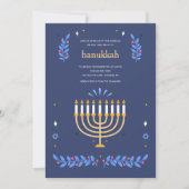 Hanukkah Light Einladung (Vorderseite)