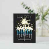 HANUKKAH LIGHTS FEIERTAGSPOSTKARTE (Stehend Vorderseite)